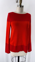 Ann Taylor Red Sweater, S
