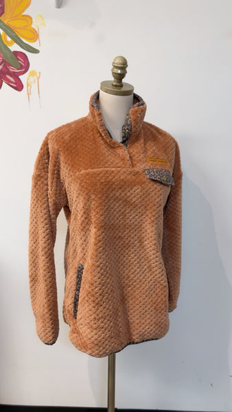 New Simply Southern Camel Pullover, S