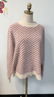 Arula Chevron Print Sweater, 1X