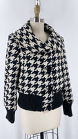 Dereon Black Houndstooth Jacket, L