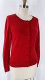 Talbots Red Cardigan, XS