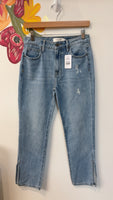 Hidden Split Cuff Jeans, 25 (0)