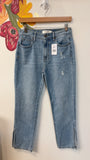 Hidden Split Cuff Jeans, 25 (0)