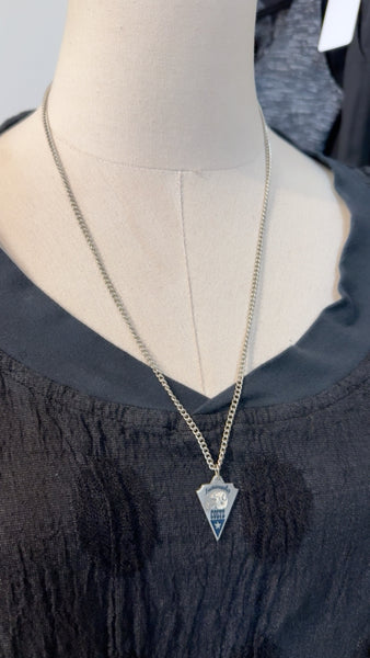 Indianapolis Colts Silver Necklace