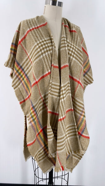 Do Everything in Love Plaid Cardigan, One Size