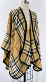 Fraas Plaid Cardigan, One Size