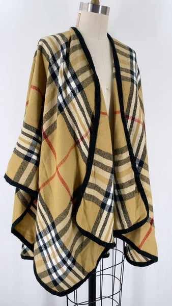 Fraas Plaid Cardigan, One Size