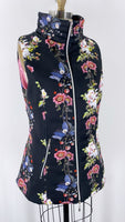 New Berek Floral Trellis Puffer Vest, M