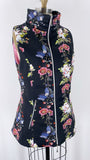 New Berek Floral Trellis Puffer Vest, M
