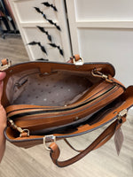Kate Spade Brown Crossbody Bag, 11"x8"