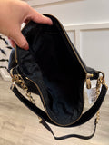 Michael Kors Black Crossbody Bag, 12"x10"