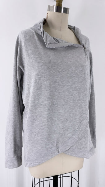 Jones New York Gray Sweatshirt, M