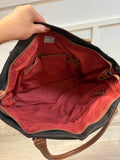 Delsey Paris Brown Weekender Bag, 18"x12"