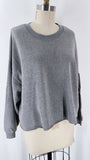 New Bloom & Pop Gray Star Print Sweatshirt, M