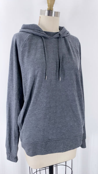 New Freely Charcoal Jenelle Hoodie Sweatshirt, L