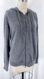 Michael Kors Gray 100% Cashmere Hooded Cardigan, M