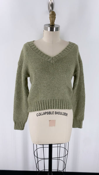 New Steve Madden Green Houston Sweater, XS