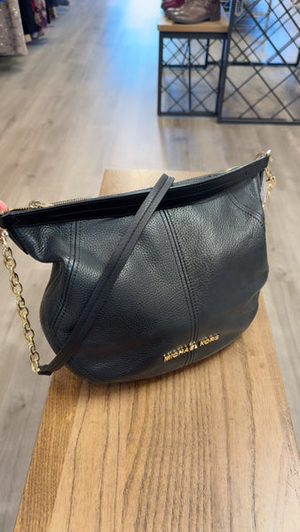 Michael Kors Black Crossbody Bag, 12"x10"