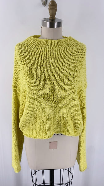 Anthropologie Yellow Sweater, S