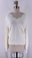 Cupcake White/Ivory Sweater, L