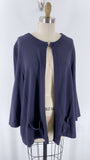 Lands End Navy Blue Cardigan, 3X