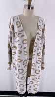 C+D+M Animal Print Cardigan, M