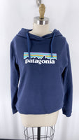 Patagonia Blue Hoodie Sweatshirt, L