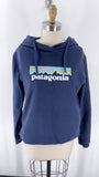 Patagonia Blue Hoodie Sweatshirt, L