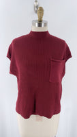Liam & Co Burgundy Sweater, M