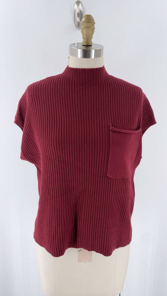 Liam & Co Burgundy Sweater, M