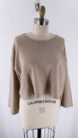 ee:some Brown Cropped Sweater, S