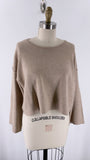 ee:some Brown Cropped Sweater, S
