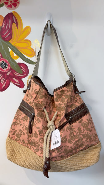 MMS Print Shoulder Bag, 15"x18"