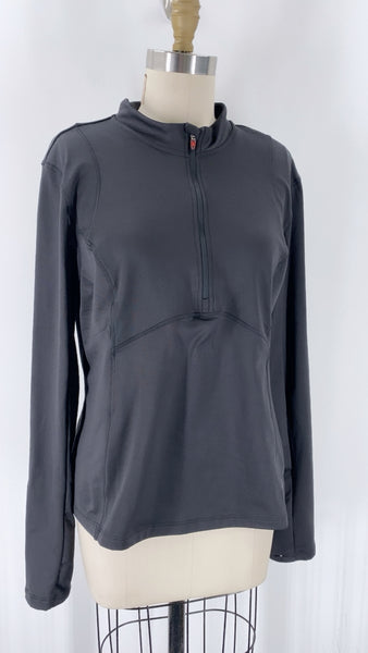 Spyder Black Fitted Pullover, XL