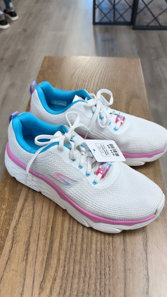 Skechers White Go Run Shoes, 9.5