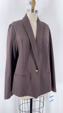 New Anne Klein Brown Blazer Jacket, XL