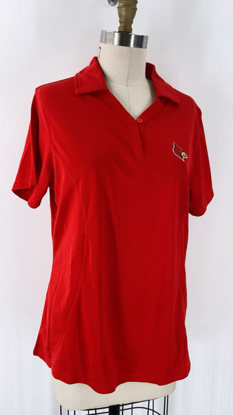 New Cutter & Buck Red UofL DryTec Top, XL
