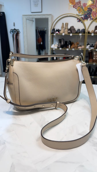 Kate Spade Tan Crossbody Bag, 11"x7"