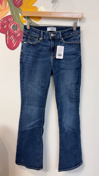 Levi's Denizen Mid Rise Bootcut Jeans, 26 (2) Short