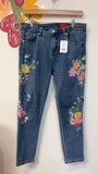 Cristina Embroidered Jeans, 6