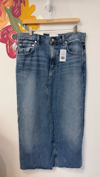 New Citizens of Humanity Denim Maxi Skirt, 29 (8) retail $298