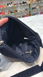 The Sak Navy Blue Crochet Crossbody Bag, 9"x7"