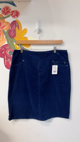 Chadwicks Blue Corduroy Skirt, 12 Tall
