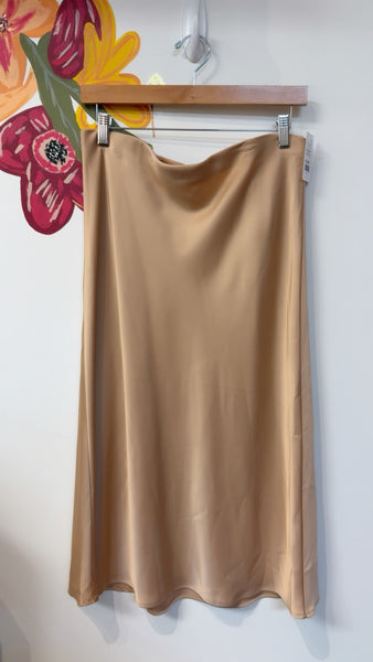 Rachel Zoe Tan Silky Skirt, 12