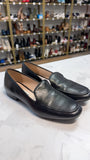Karl Lagerfeld Black Leather Loafers, 7.5