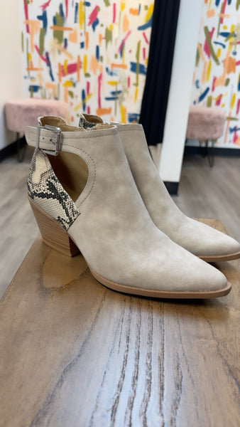 Seven Dials Snake Print Boots, 10