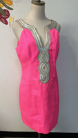 New Lilly Pulitzer Valli Aura Pink Shift Dress, 8