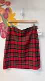Talbots Red Plaid Skirt, 10