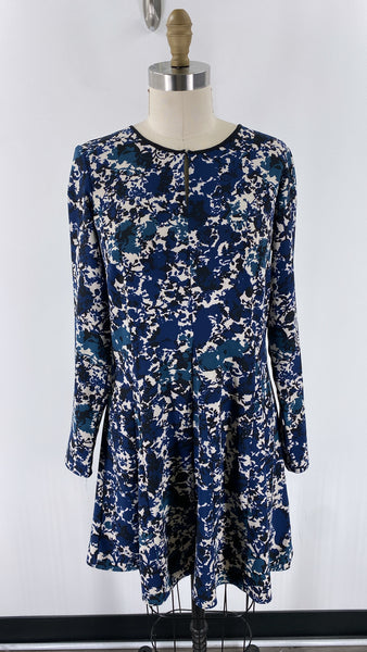 Simply Vera Black Print Dress, M