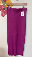 Olive + Oak Purple Rib Knit Skirt, L